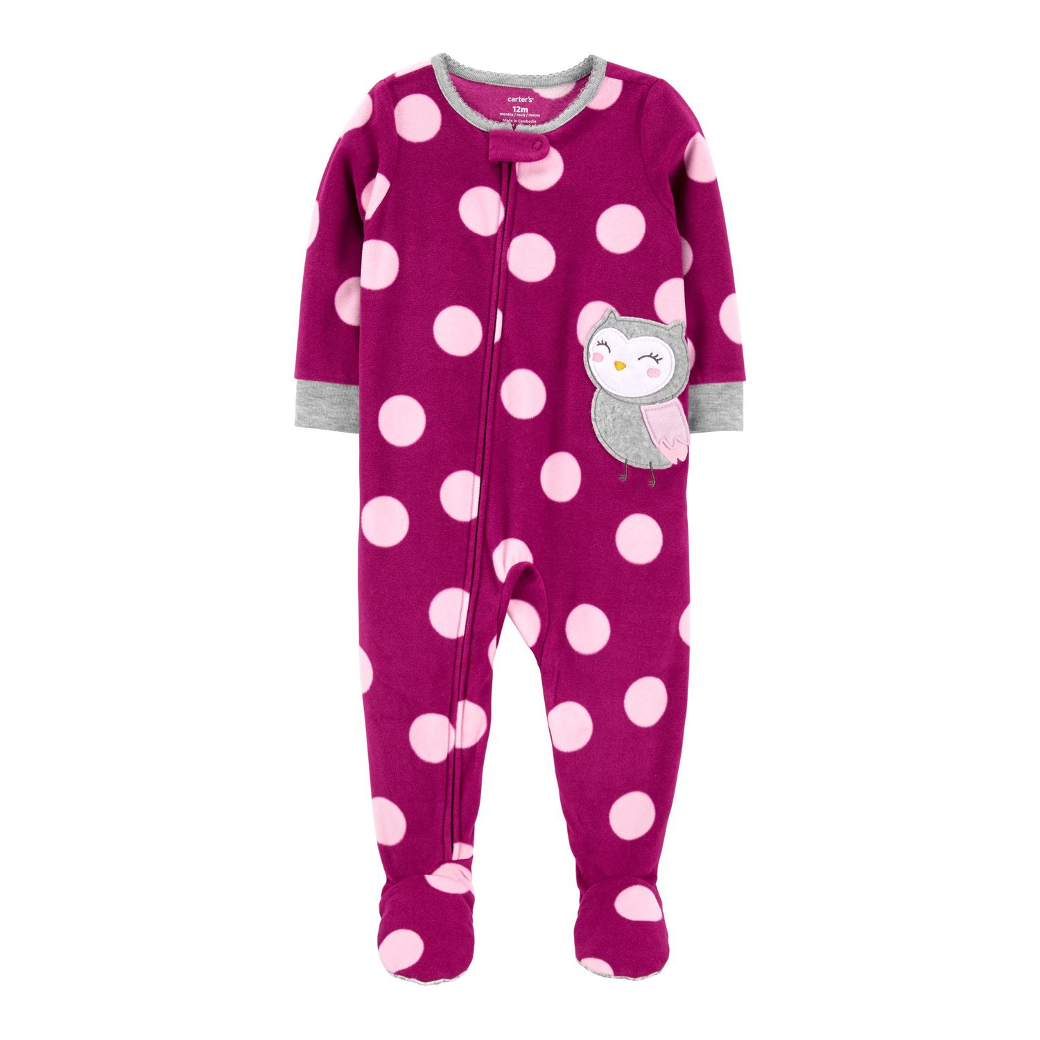 carters baby girl pjs