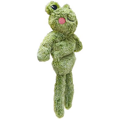 Woof Frog Multi Squeaker Dog Toy