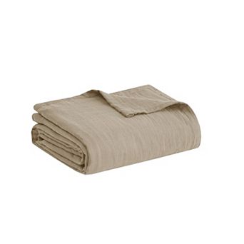 Madison Park Gauze Cotton Cooling Bed Blanket