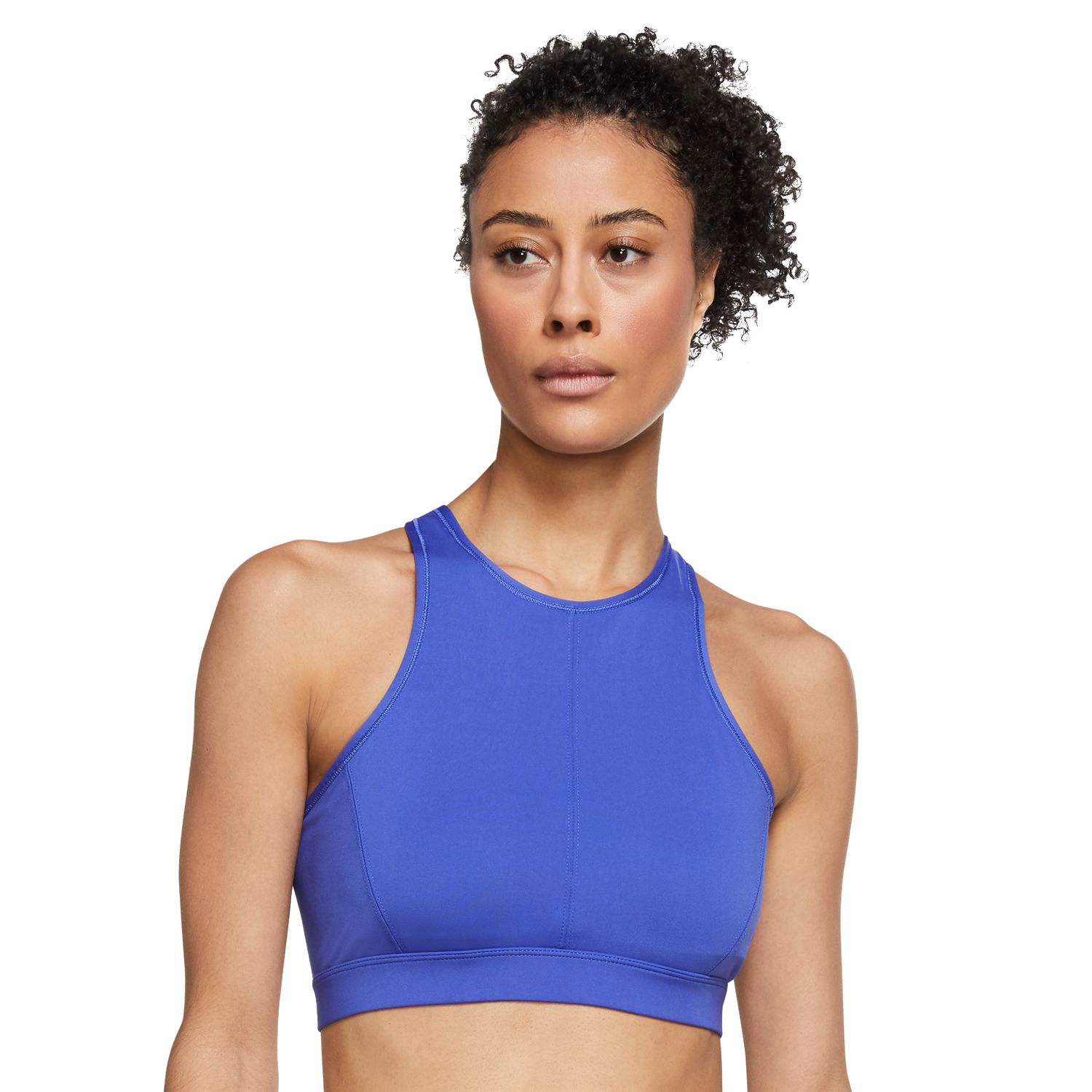 Nike Yoga Dri-Fit Swoosh Women's Medium-Support Non-Padded High-Neck Sports  Bra