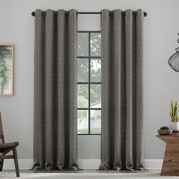 Semi Sheer Grommet Curtain Panel, Can You Use Sheers With Grommet Curtains