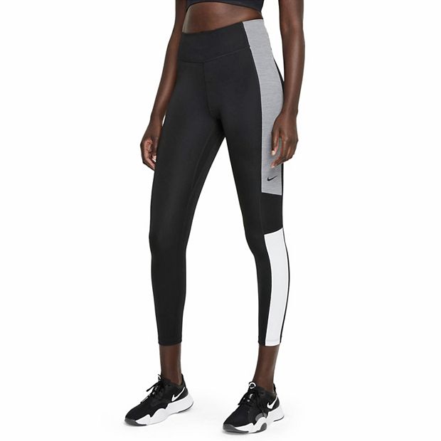 Nike One Dri-FIT Mid-Rise Color-Block Legging - Women's 