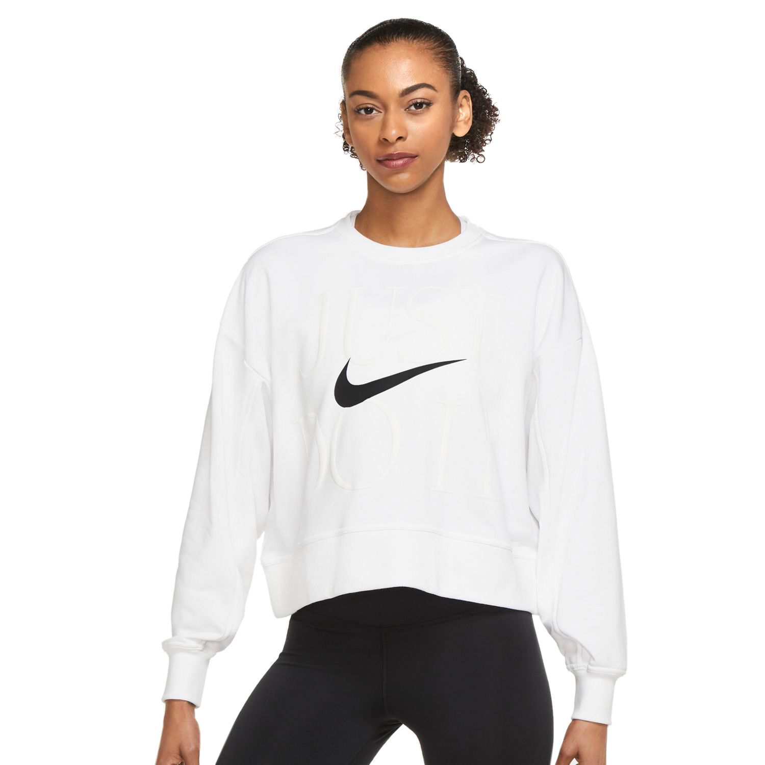 white nike sweatshirt womens