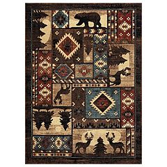 My Magic Carpet Miya Leopard Grey Machine Washable Rug 3' x 5