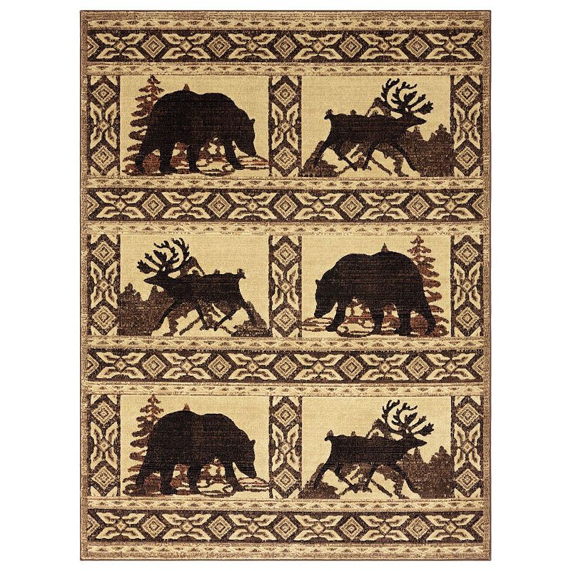 Home Dynamix Buffalo Elk Area Rug, Multicolor, 8X10.5 Ft - 58009274 - Home Decor Express your true sense of style with this Home Dy sku 58009274