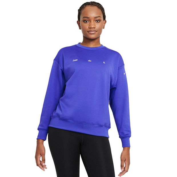 Women s Nike Therma FIT Fleece Just Do It Training Top