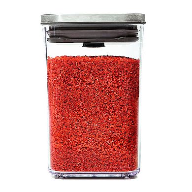 OXO SteeL POP 1.1-qt. Short Square Food Storage Container