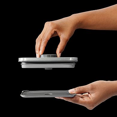 OXO SteeL POP 1.1-qt. Short Square Food Storage Container