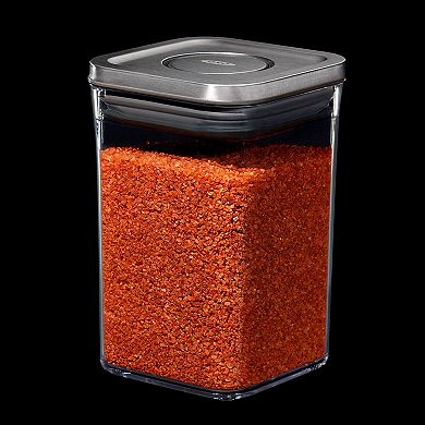 OXO SteeL POP 1.1-qt. Short Square Food Storage Container