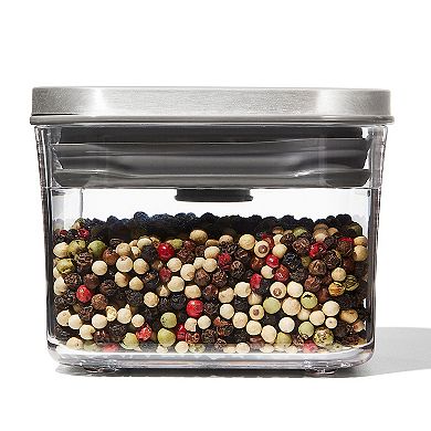 OXO SteeL POP .4-qt. Small Square Food Storage Container