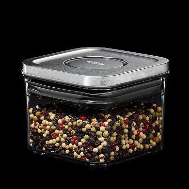OXO SteeL POP .4-qt. Small Square Food Storage Container
