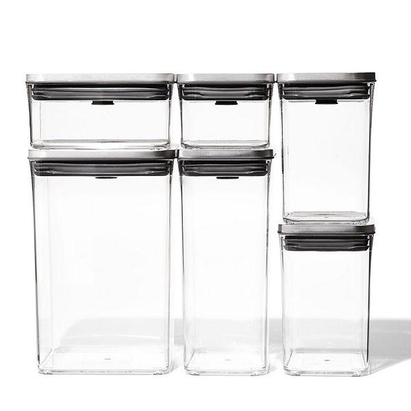OXO SteeL POP 6pc. Food Storage Container Set