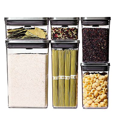 OXO SteeL POP 6-pc. Food Storage Container Set