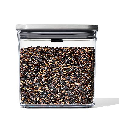 OXO SteeL POP 1.7-qt. Short Rectangle Food Storage Container