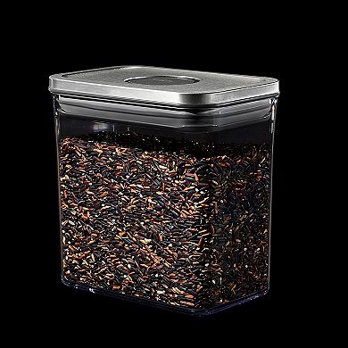 OXO SteeL POP 1.7-qt. Short Rectangle Food Storage Container