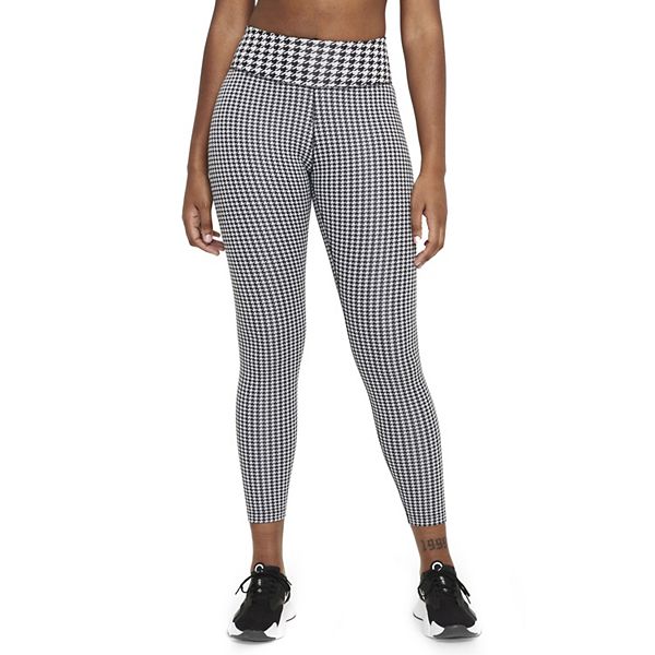 Women's Nike Dri-FIT One Icon Clash Mid-Rise Printed Leggings