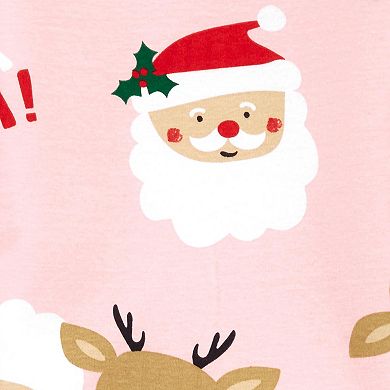 Baby Girl Carter's 2 Piece Santa Pajama Set