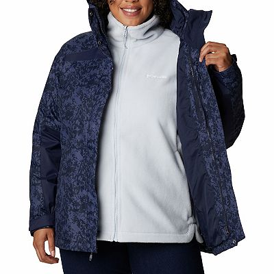 Plus Size Columbia Tunnel Falls Hood 3 in 1 Systems Jacket