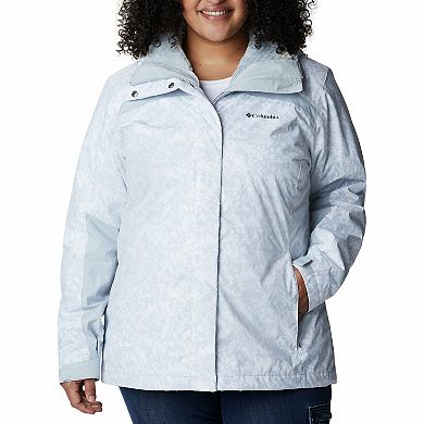 Plus Size Columbia Tunnel Falls Hood 3-in-1 Systems Jacket