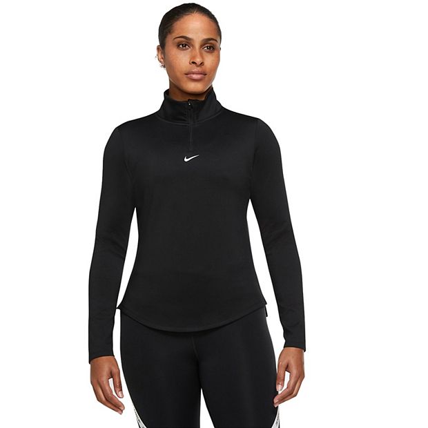 women's nike therma fit half zip top