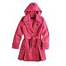Women's TOWER by London Fog Removable Hood Trench Coat