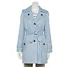 Women's TOWER by London Fog Removable Hood Trench Coat