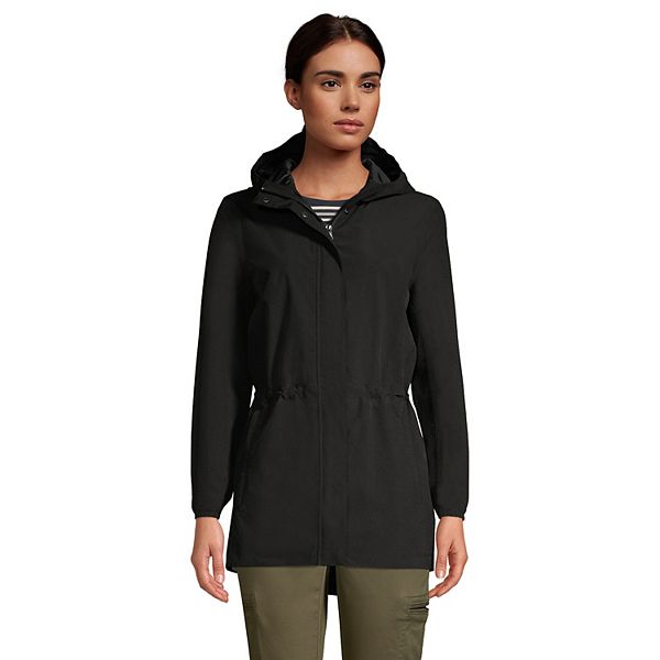 Petite Lands' End Hooded Packable Raincoat