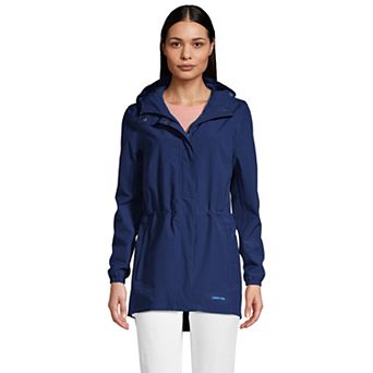 Petite Lands' End Hooded Packable Raincoat
