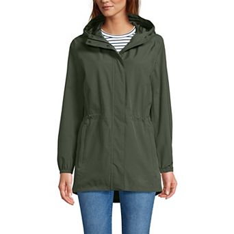 Petite Lands' End Hooded Packable Raincoat