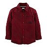 Baby Boy Carter's Plaid Twill Button-Front Shirt