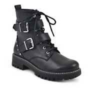 SO Finleyy Women s Combat Boots