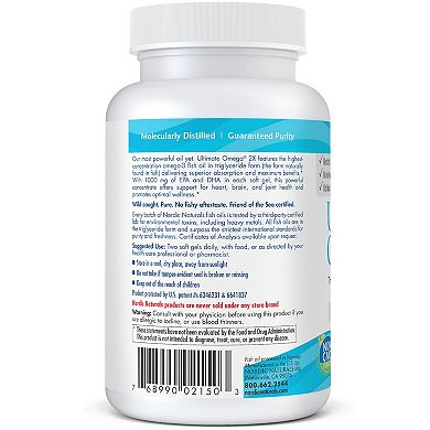 Nordic Naturals Ultimate Omega 2X - 60 Count