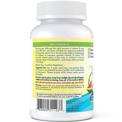 Nordic Naturals Nordic Vitamin D3 Gummies for Kids - 60 Count