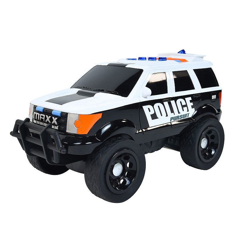 Maxx Action 12  Large Rescue Police SUV  Motorized Lights and Sounds  Play Vehicle