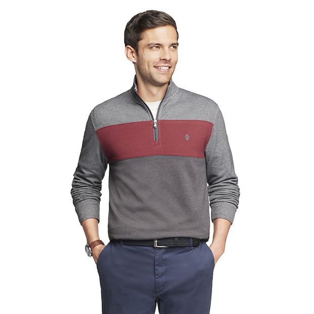 Men s IZOD Advantage Classic Fit Performance Fleece Quarter Zip