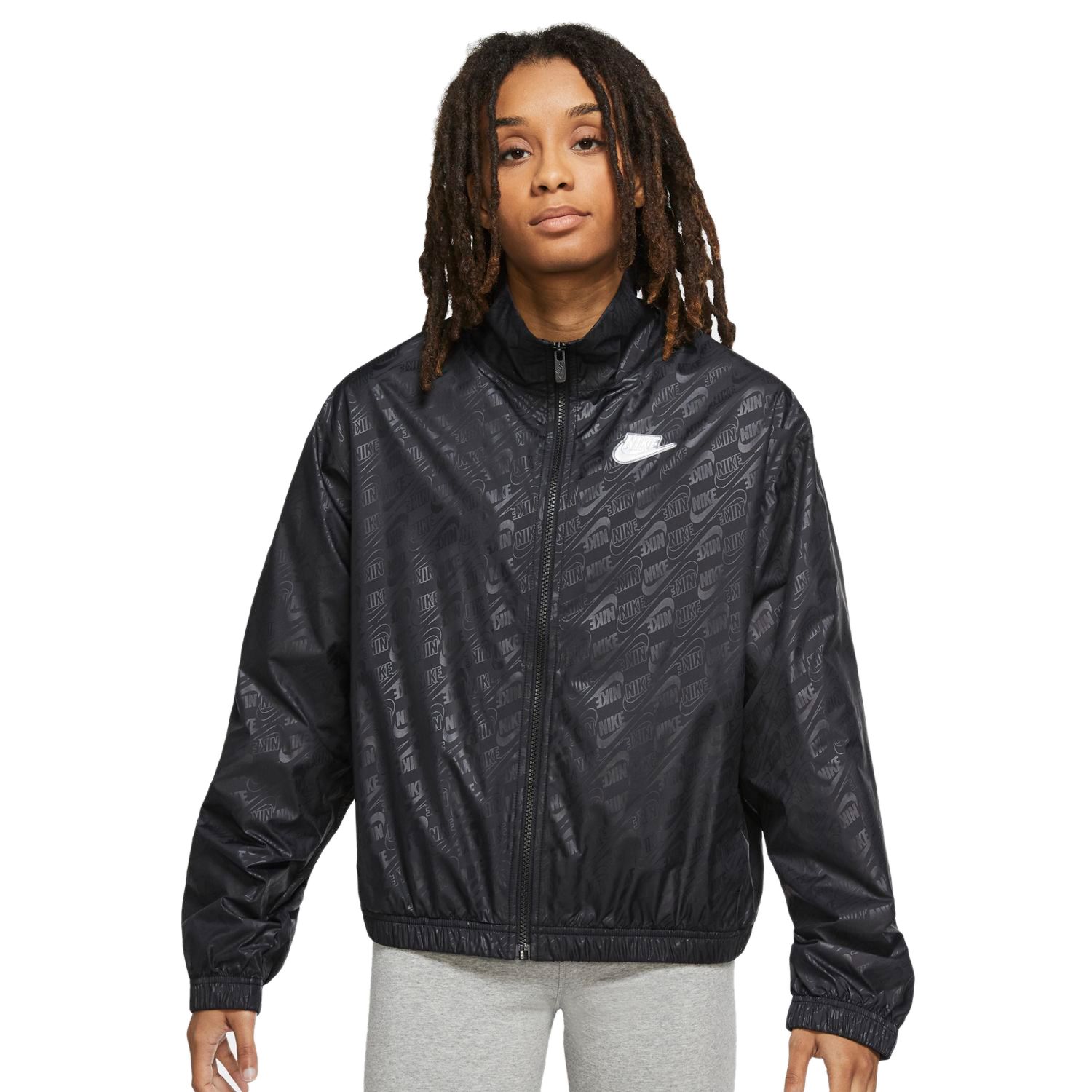 nike black wind breaker