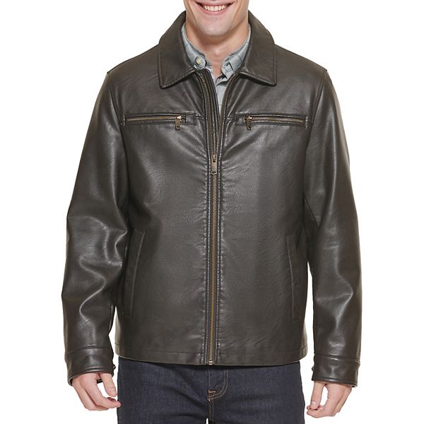 Kohls on sale leather coats