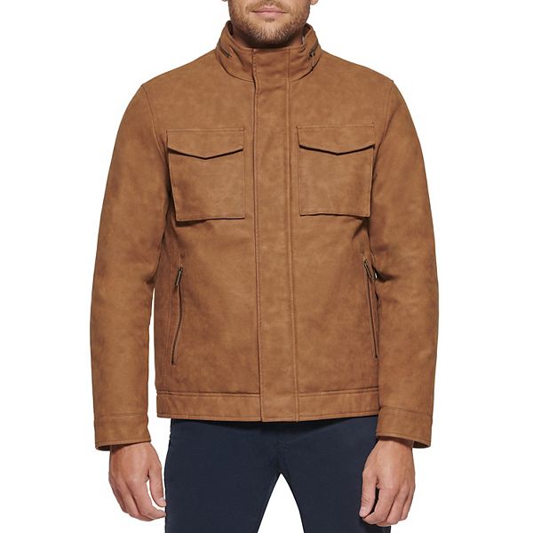 Men's Dockers® FauxLeather Modern Military Jacket