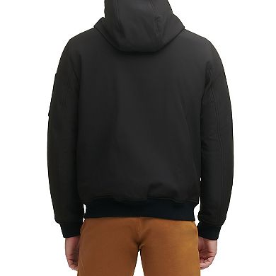 Men's Dockers® Softshell Bomber Performance Hoodie with Contrast Bib