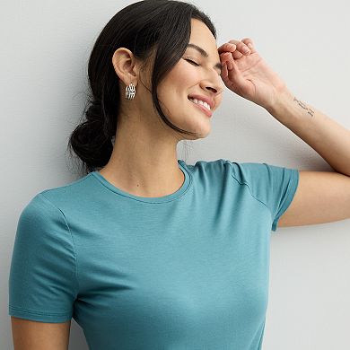 Women's Nine West Essential Crewneck Tee