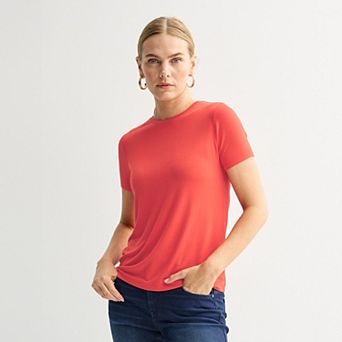Women's Nine West Essential Crewneck Tee