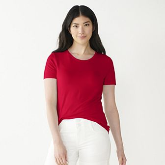 Women's Nine West Essential Crewneck Tee