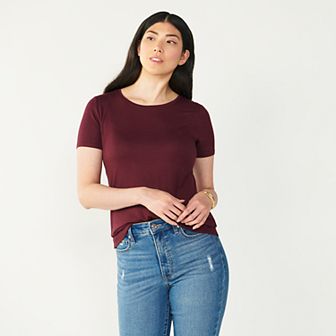Women's Nine West Essential Crewneck Tee