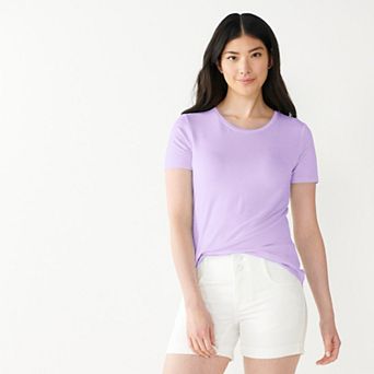 Women's Nine West Essential Crewneck Tee