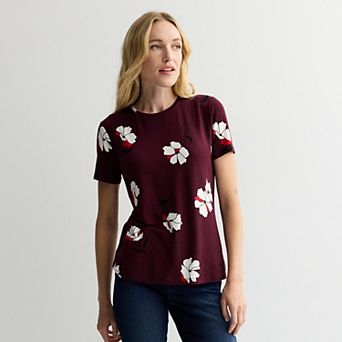 Women's Nine West Essential Crewneck Tee
