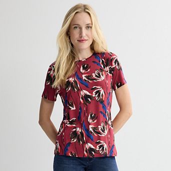 Women's Nine West Essential Crewneck Tee