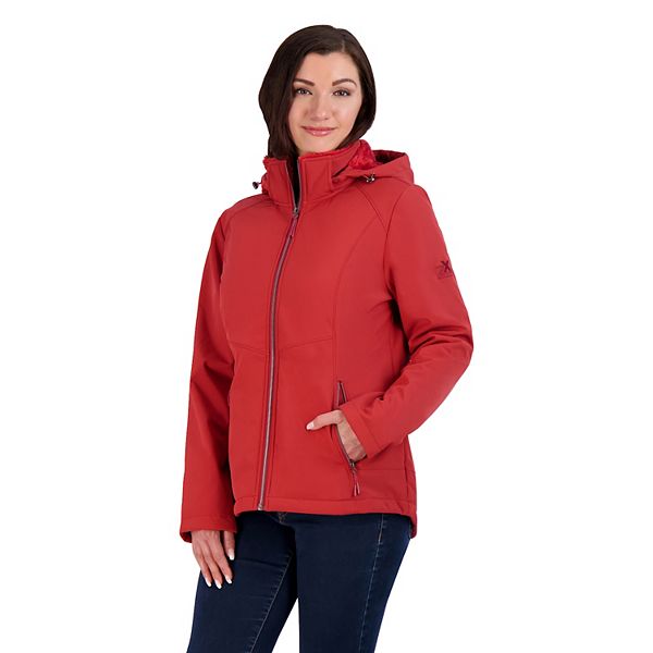 Women's ZeroXposur Lillian Plush-Lined Soft Shell Jacket - Autumn Red ...