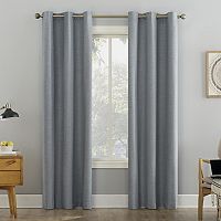 Deals on Sun Zero Liam Heathered Strie Thermal Extreme Blackout Curtain