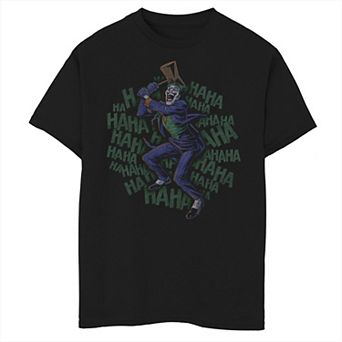 Boys 8-20 Batman The Joker Laughing Mallet Poster Graphic Tee