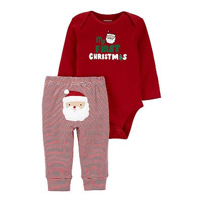 Baby Carter s 2 Piece Christmas Bodysuit Pant Set